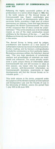 Annual Survey of Commonwealth Law 1974