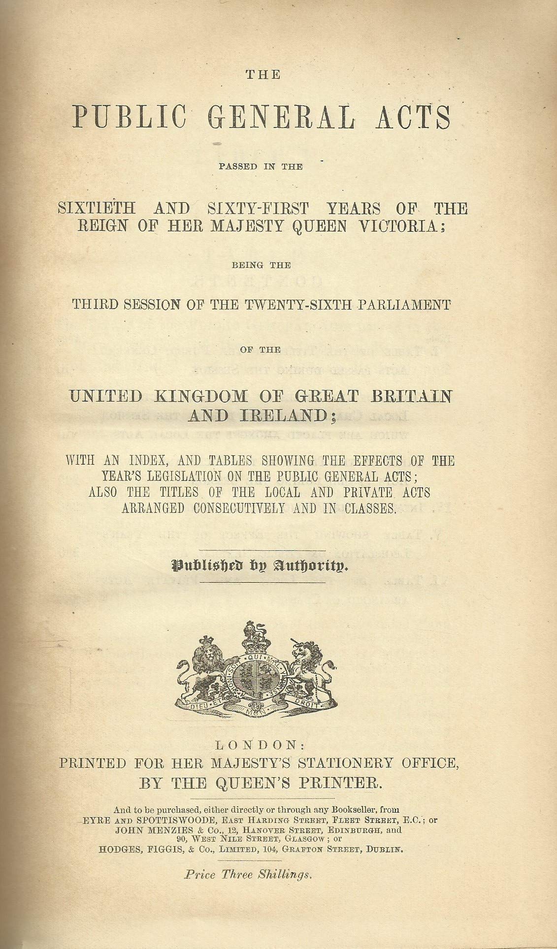 Public General Acts 1897