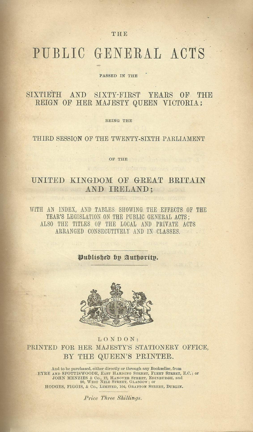 PUBLIC GENERAL ACTS 1897.