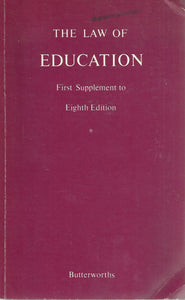 The law of education: First supplement to eighth edition