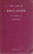 The law of education: First supplement to eighth edition