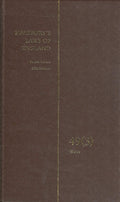 Halsbury's Laws of England Vol 49(3)