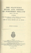 Northern Ireland Statutory Rules and Orders 1934