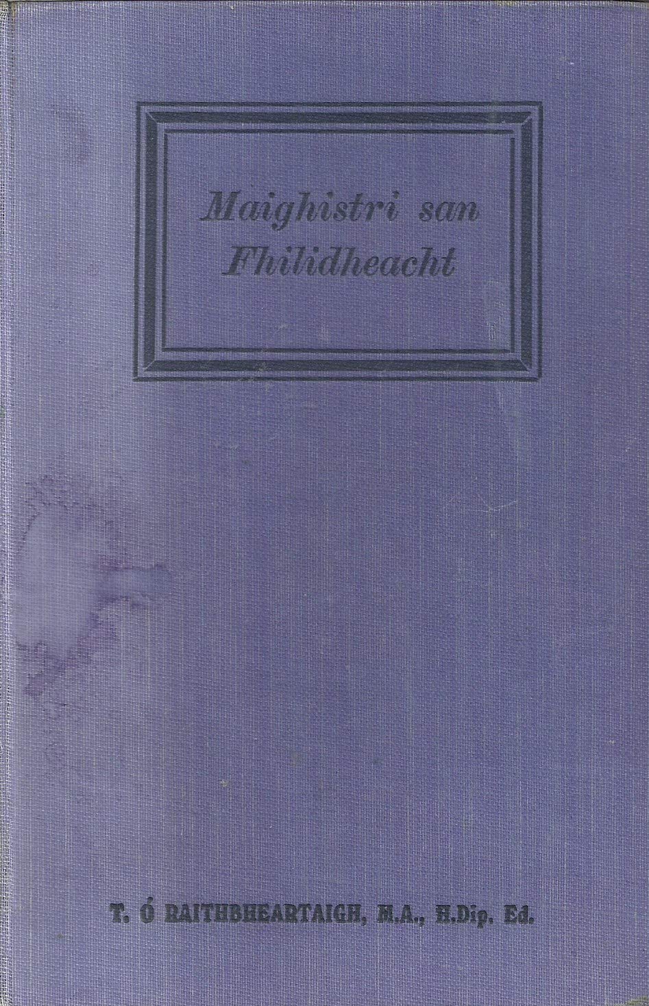 Maighistri san Fhilidheacht