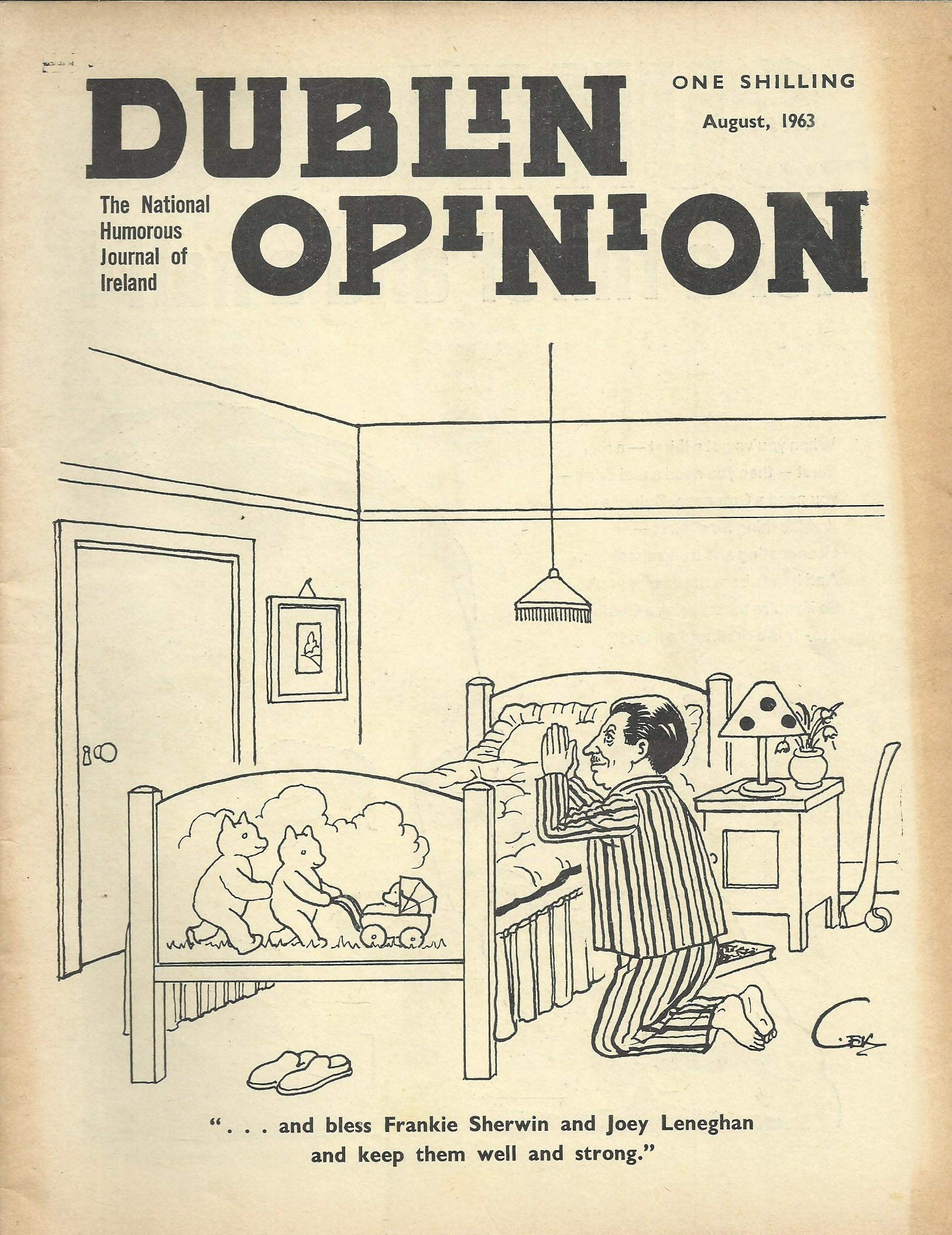 Dublin Opinion - August, 1963 - The National Humorous Journal of Ireland