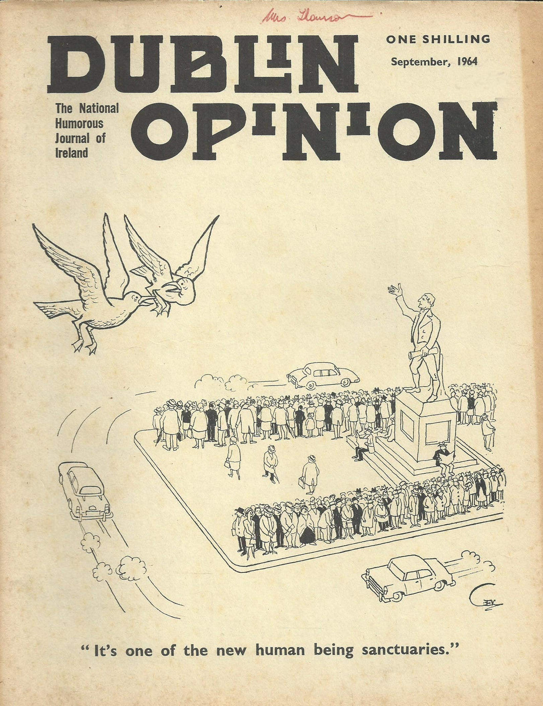 Dublin Opinion - September, 1964 - The National Humorous Journal of Ireland
