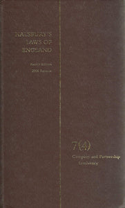 Halsbury's laws of England Vol 7(4) 2004