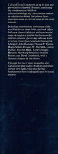 Talk and Social Structure: Studies in Ethnomethodology and Conversation Analysis