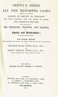 Chitty's Equity Index, Fourth Edition Volume II/Volume 2 - Chitty's Index to All the Reported Cases Decided in the Several Courts of Equity in England, the Privy Council, and the House of Lords