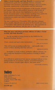 Tolley's Social Security and State Benefits 1986