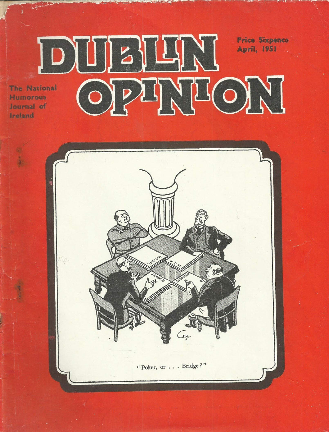 Dublin Opinion - April, 1951 - The National Humorous Journal of Ireland