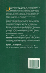 Buying and Selling Private Companies and Businesses