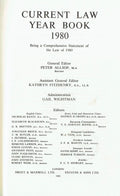 Current Law Year Book 1980