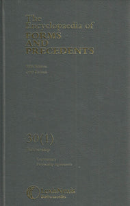 The Encylopaedia of Forms and Precedents 30(1)