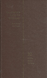 Halsbury's Laws of England, Fourth Edition, 2005 Reissue, Volume 32