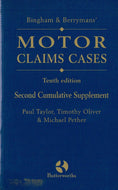Bingham and Berryman's Motor Claims Cases: Supplement to 10r.e