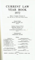 "Current Law" Year Book 1972: w. Citator, 1947-72