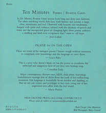 Load image into Gallery viewer, Ten Minutes: Poems