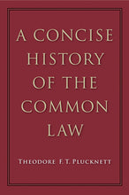 Load image into Gallery viewer, Concise History of the Common Law