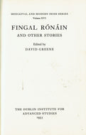 Fingal Rónáin and Other Stories