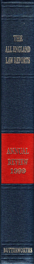 The All England Law Reports - Annual Review 1999