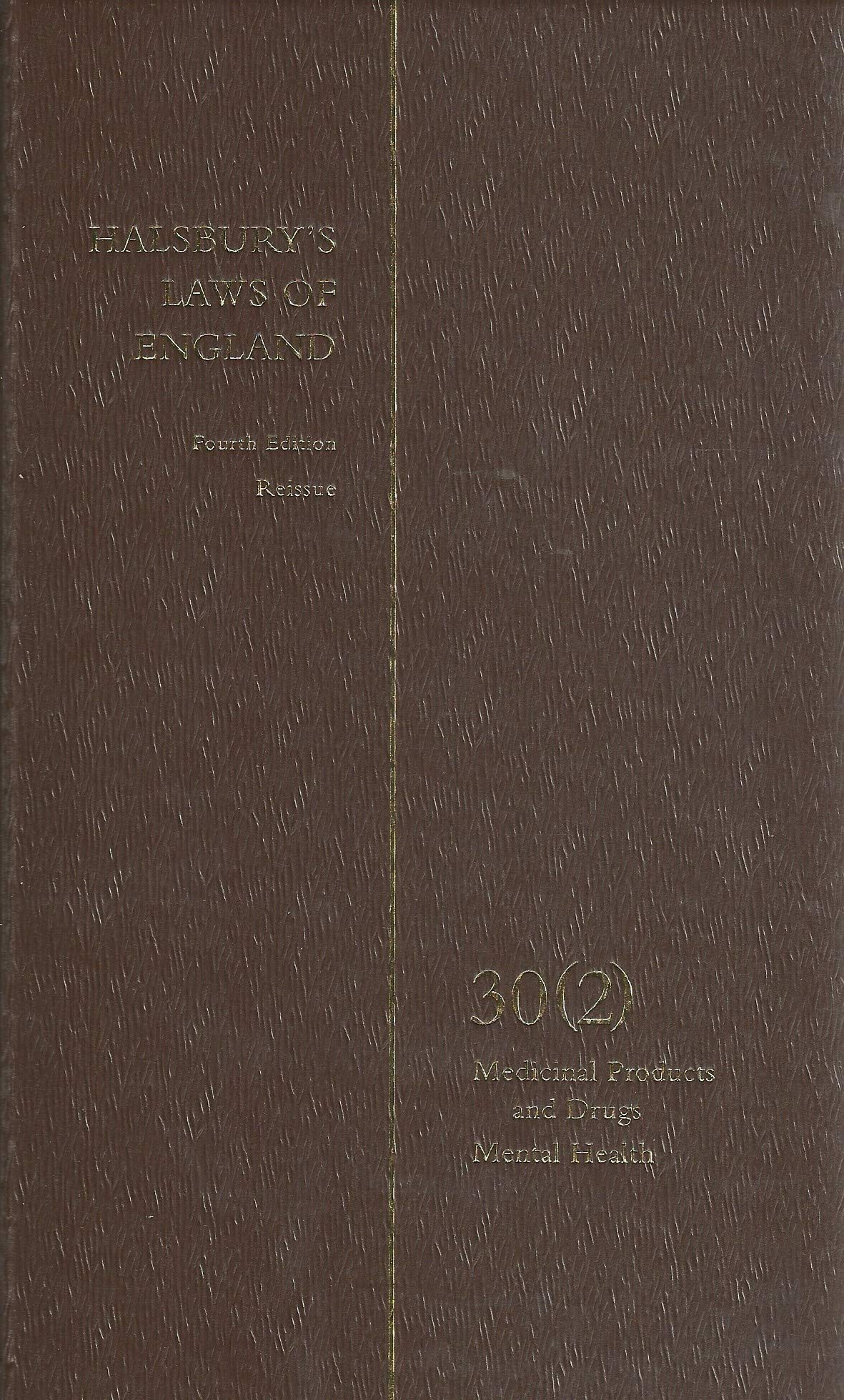 Halsbury's Laws of England Vol 30(2)