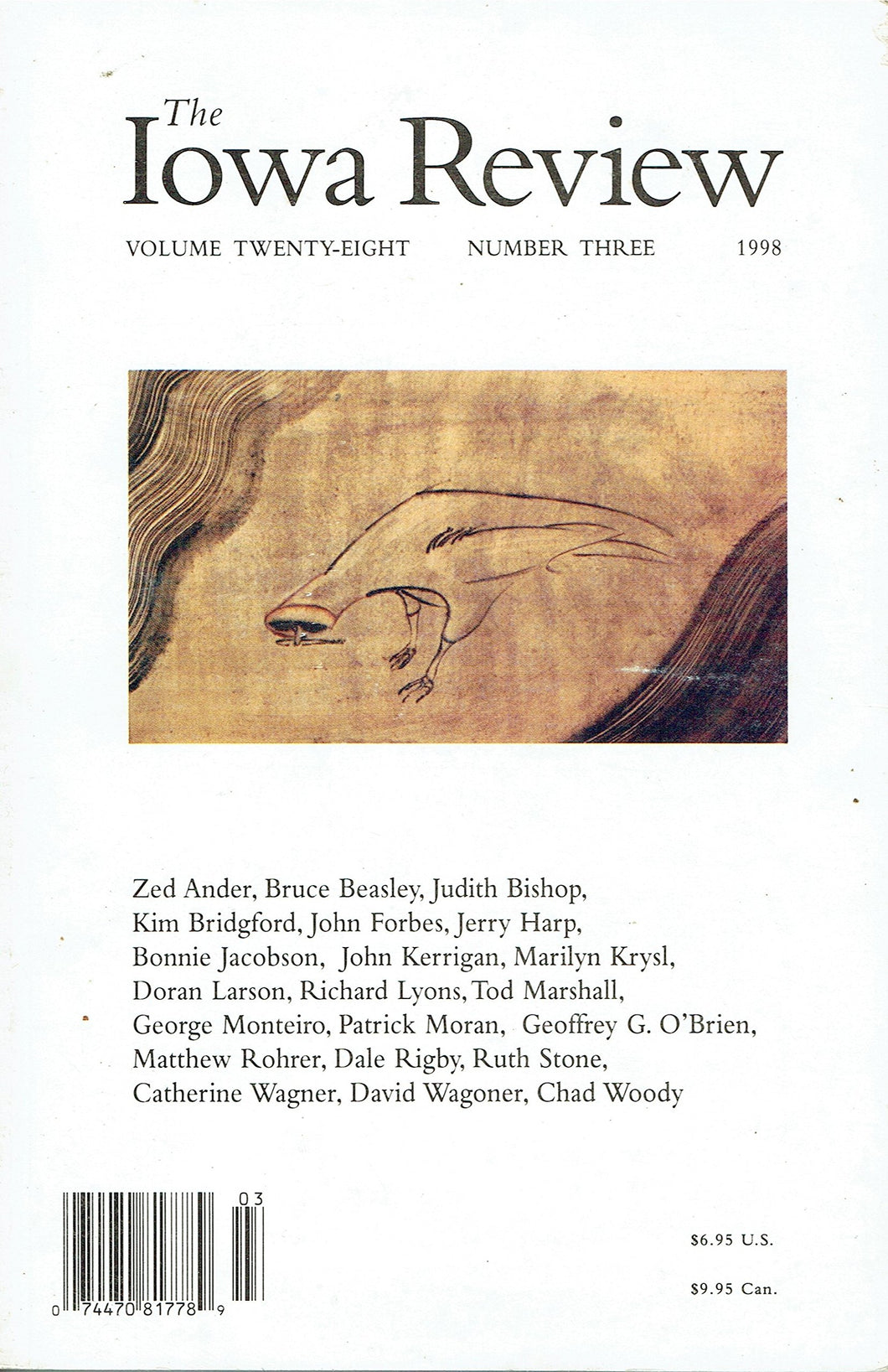 The Iowa Review: Volume Twenty-Eight, Number Three, 1998