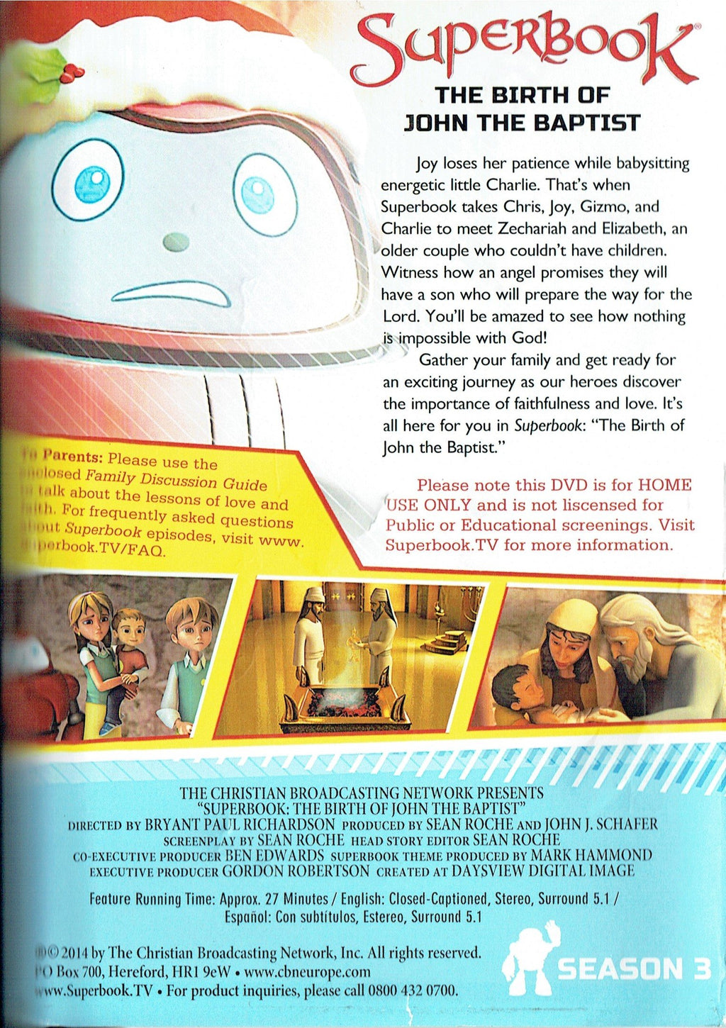 Superbook: The Birth of John the Baptist