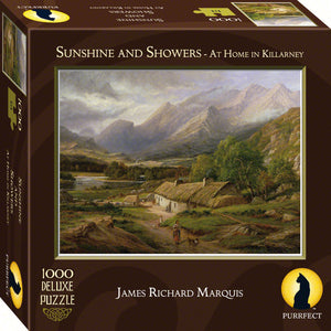 Purrfect Puzzles A Cottage Near Roundwood Puzzle (1000 Pieces)