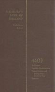 Halsbury's Laws of England Vol 44(1)