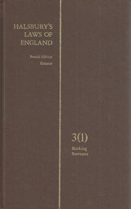 Halsbury's Laws of England 4th Edition Volume 3(1) Reissue