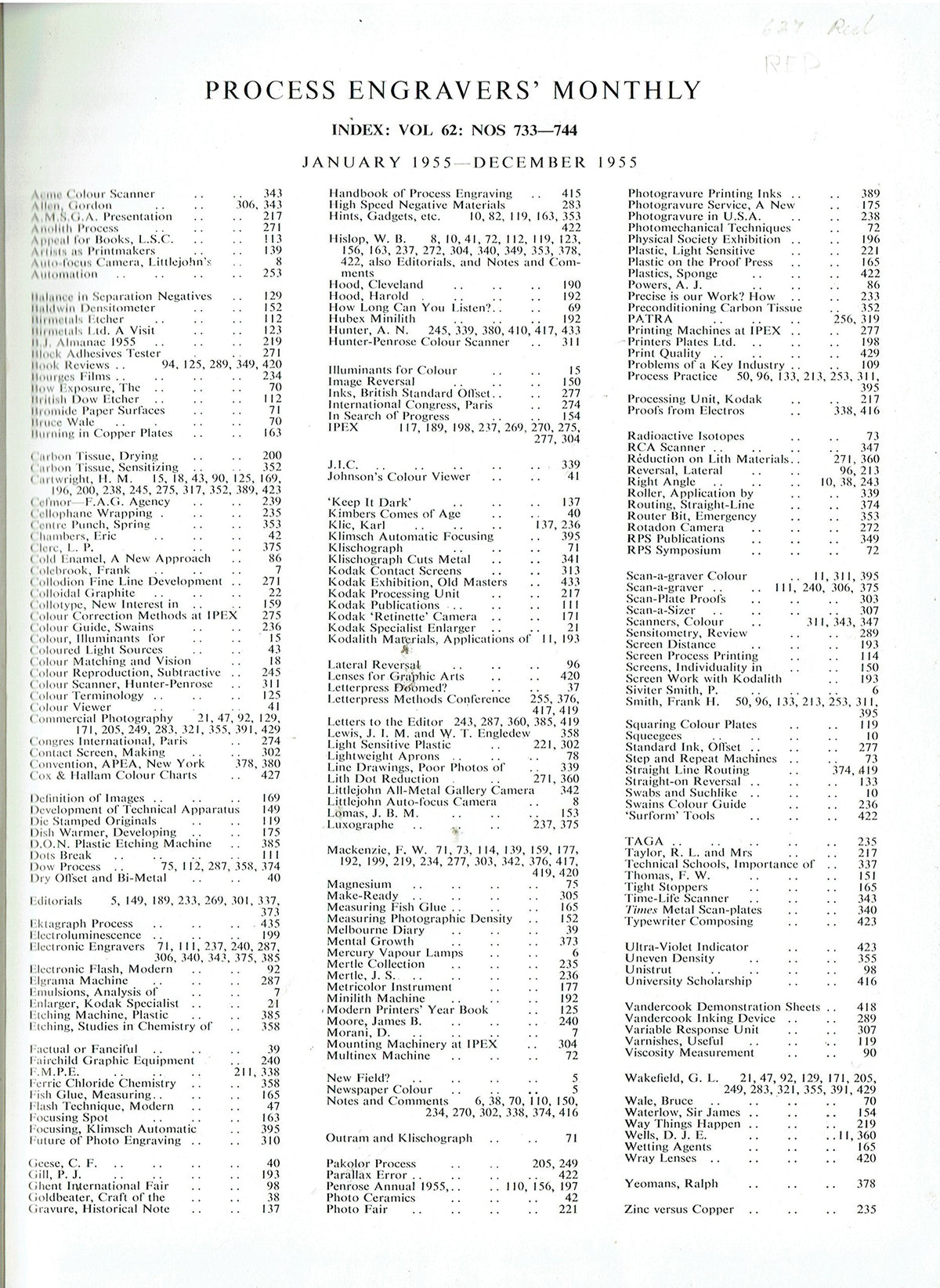 Process Engravers' Monthly - 1955