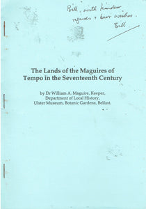 The Lands of the Maguires of Tempo in the Seventeenth Century