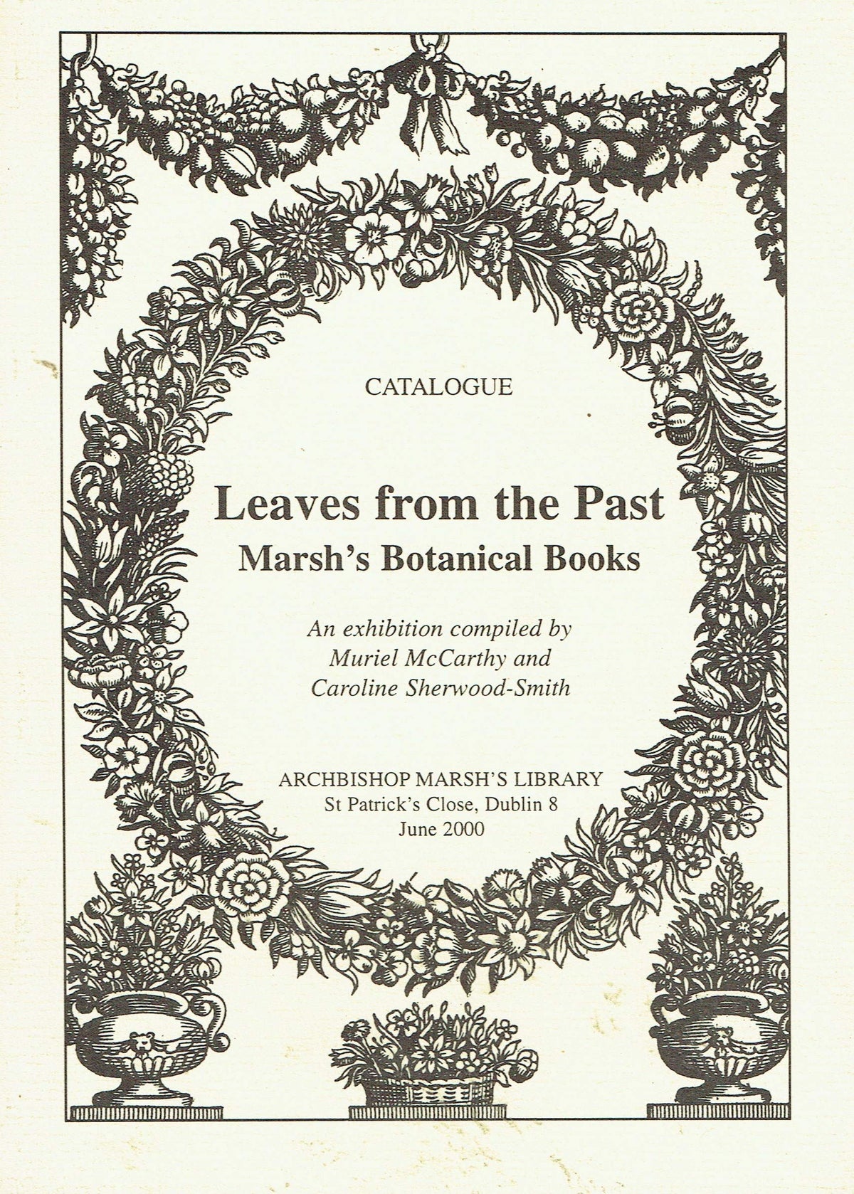 Leaves From The Past Marsh's Botanical Books