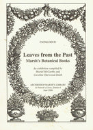 Leaves From The Past Marsh's Botanical Books