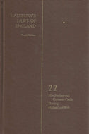 Halsbury's Laws of England, Fourth Edition: 22 - Hire Purchase and Consumer Credit, Housing, Husband and Wife