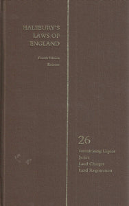 Halsbury's Laws of England 4th Edition Volume 26 Reissue