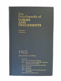 The Encyclopaedia of Forms and Precedents: Volume 15 (2)