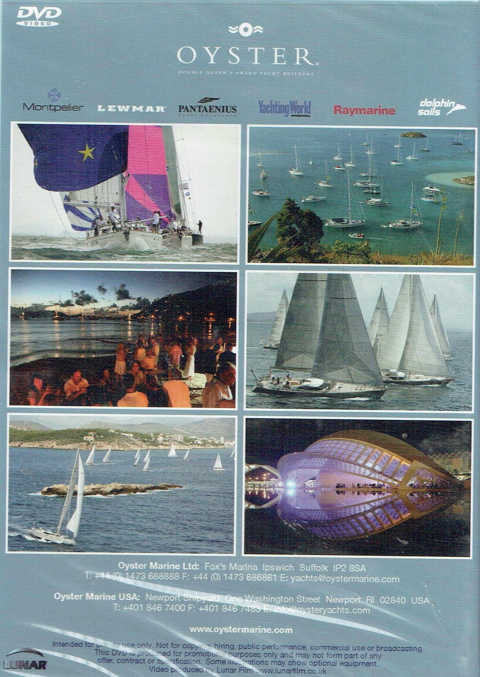 Oyster Regattas, 2005-2007: Antigua Cadiz, Palma BVI, Valencia Cowes