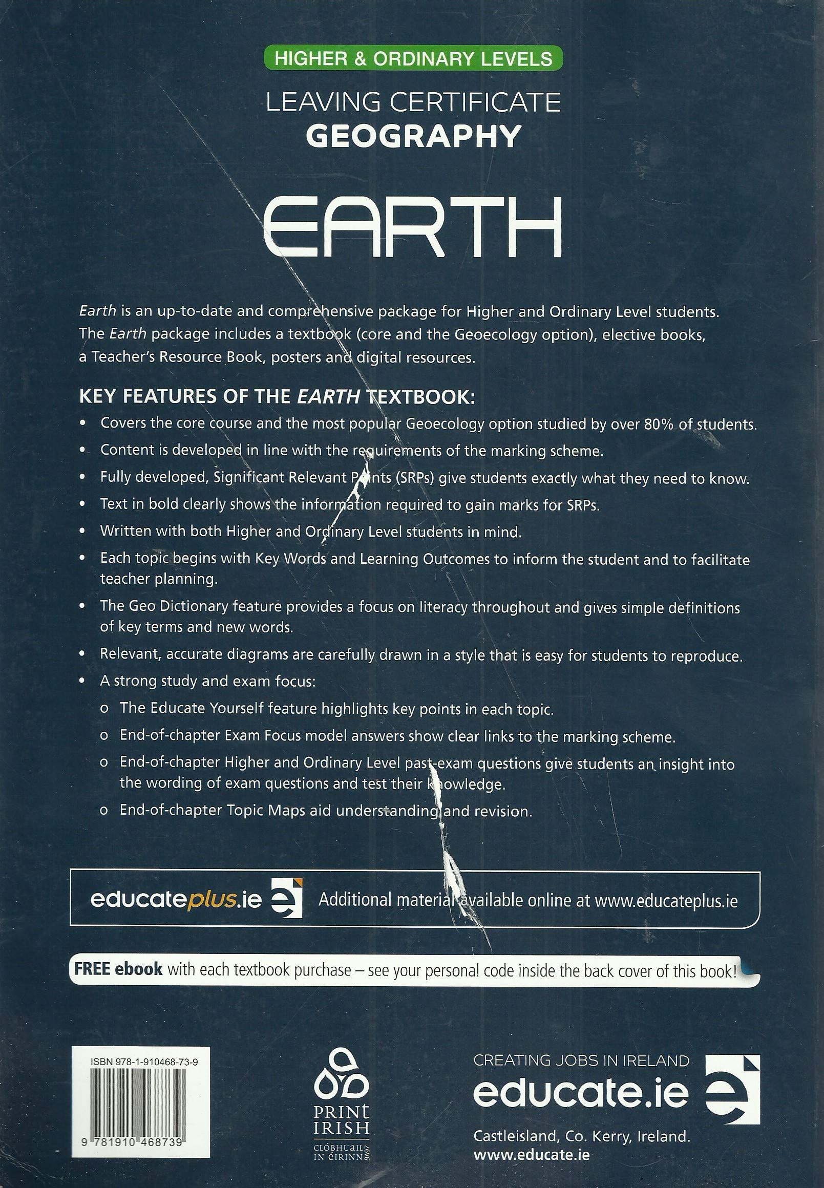 Earth Leaving Certificate Geography Higher & Ordinary Level