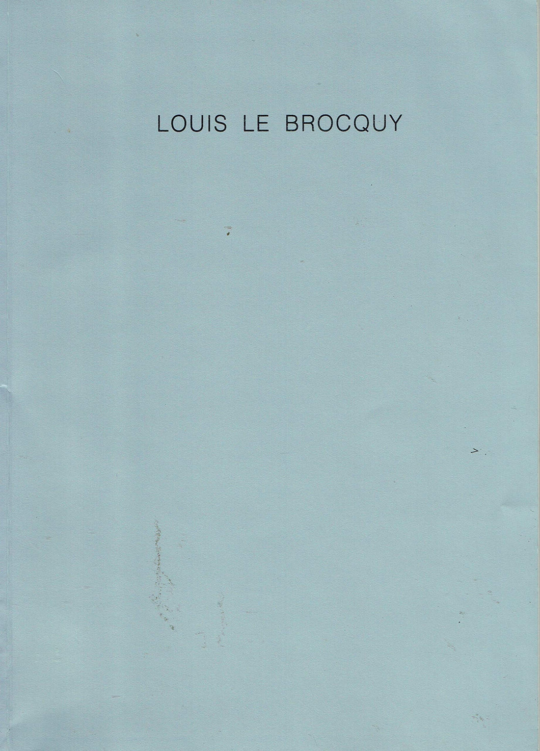 Louis Le Brocquy. Paintings 1940-1990. Hibernian Fine Art In Association With Kerlin Gallery, January 1991.