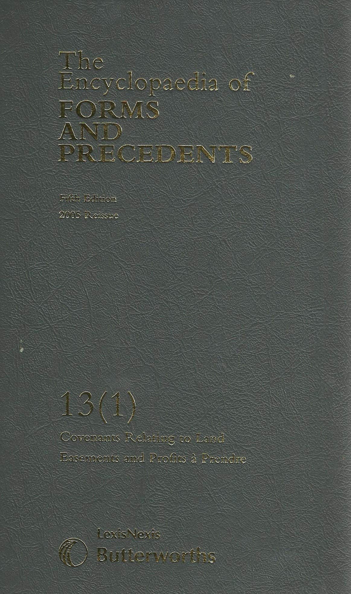 Encyclopaedia of Forms and Precedents 13 (1): vol. 13(1)