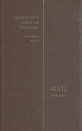 Halsbury's Laws of England Vol 40(1)