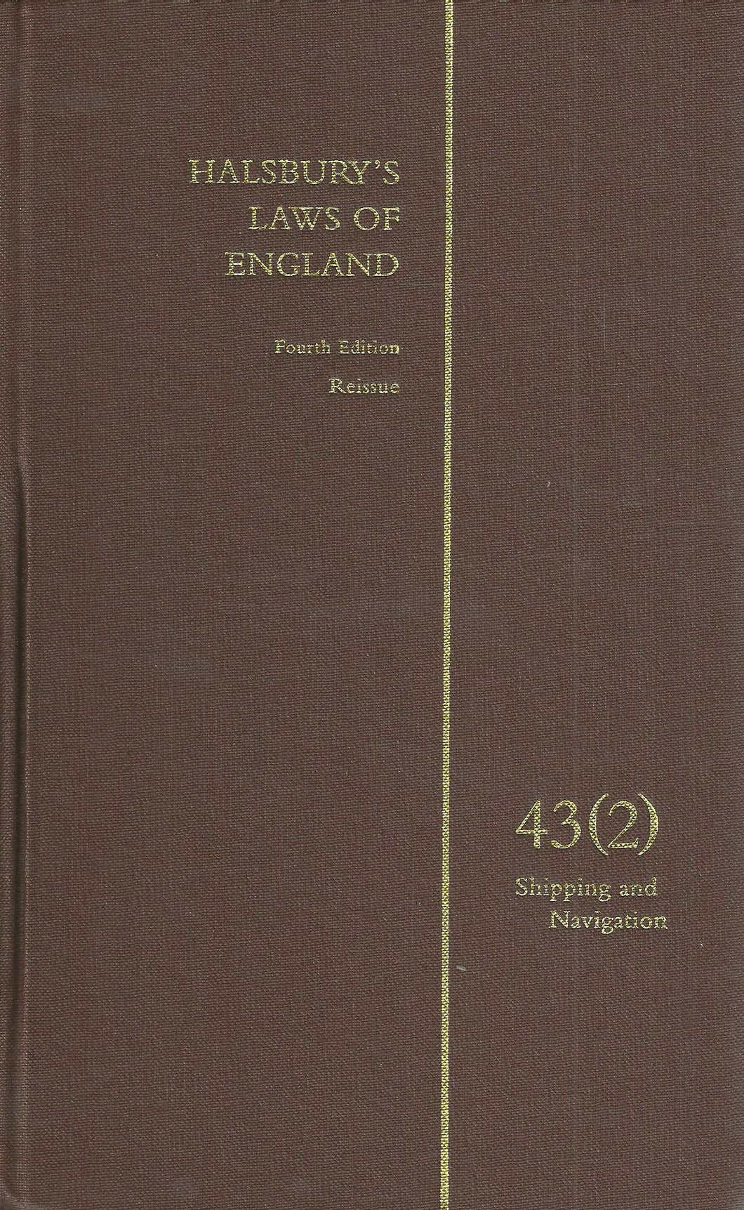 Halsbury's Laws of England Vol 43(2)