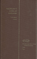 Halsbury's Laws of England, Fourth Edition, Volume 45 (2): Theatres and Other Forms of Entertainment (Sports Entertainments) Time Tort