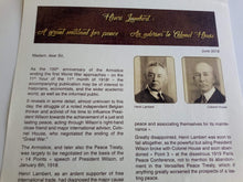 Load image into Gallery viewer, Henri Lambert: A Great Militant For Peace (1913-1919) - An Advisor to Colonel House (Intimate Friend and Principal Political Counselor of President Wilson)