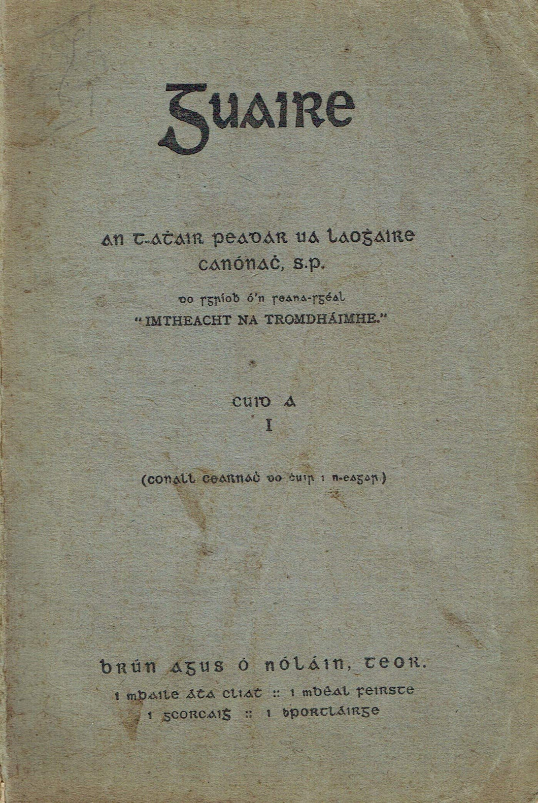 Guaire - Cuid A, I