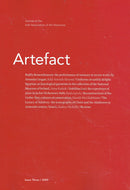 Artefact, Issue Three/2009: Journal of the Irish Association of Art Historians