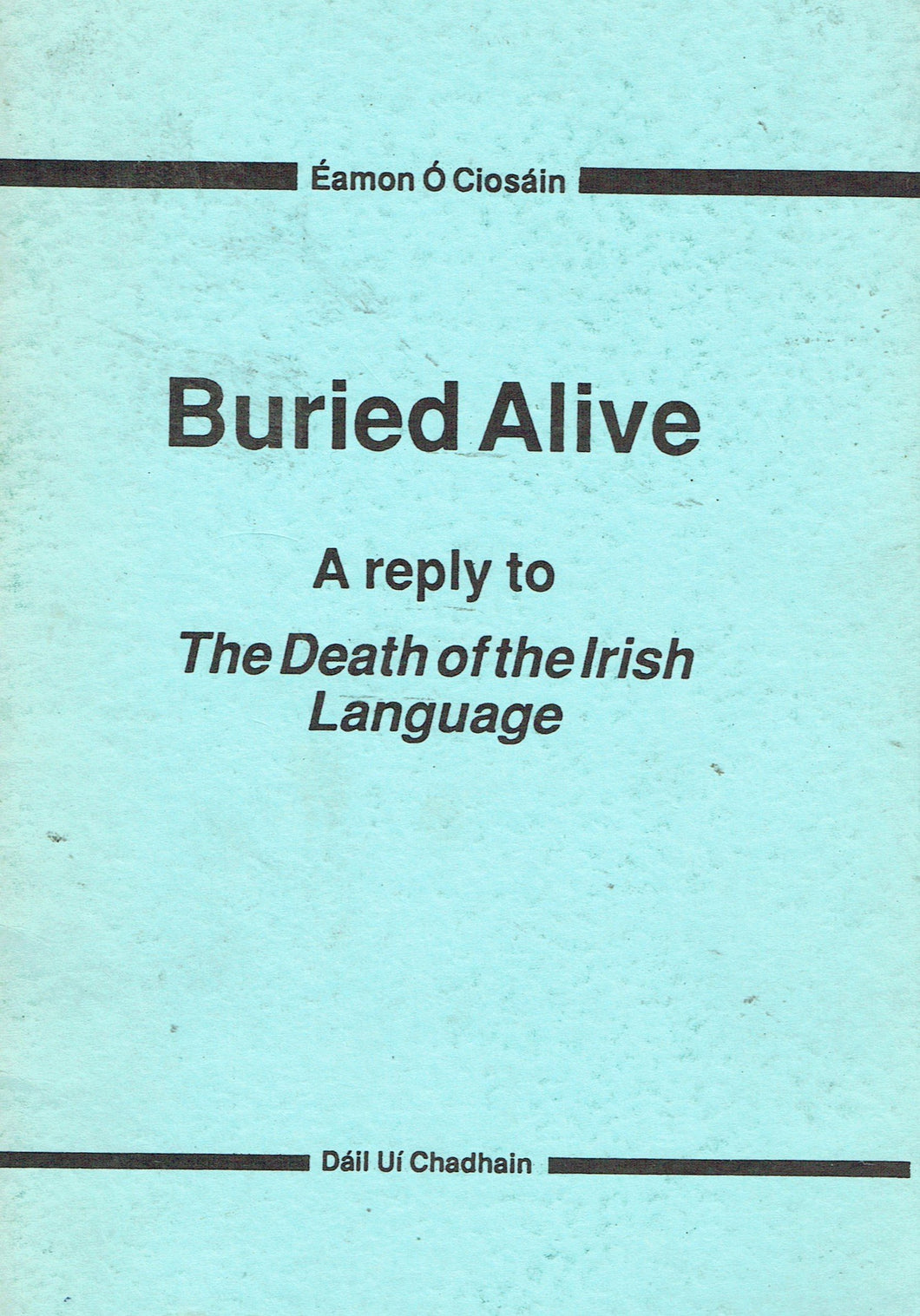 Buried alive: A reply to Reg Hindley's 