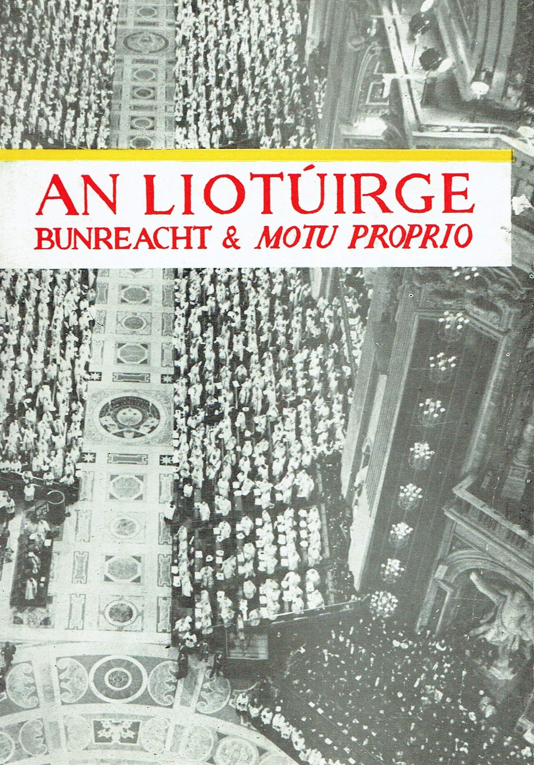 An Liotúirge: Bunreacht agus Motu Proprio